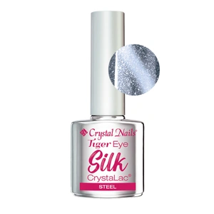 CRYSTAL NAILS TIGER EYE SILK CRYSTALAC - STEEL 4ML főképe